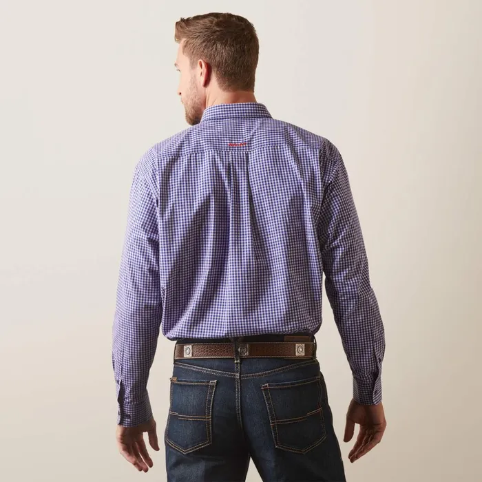 Pro Series Louis Classic Fit Shirt Dark Blue Men Ariat Button Down Shirts Pro Series Louis Classic Fit Shirt Dark Blue Men Ariat Button Down Shirts