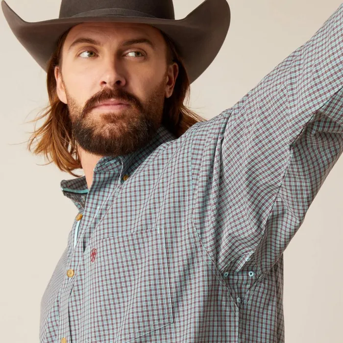Pro Series Nestor Classic Fit Shirt Angel Blue Men Ariat Button Down Shirts Pro Series Nestor Classic Fit Shirt Angel Blue Men Ariat Button Down Shirts