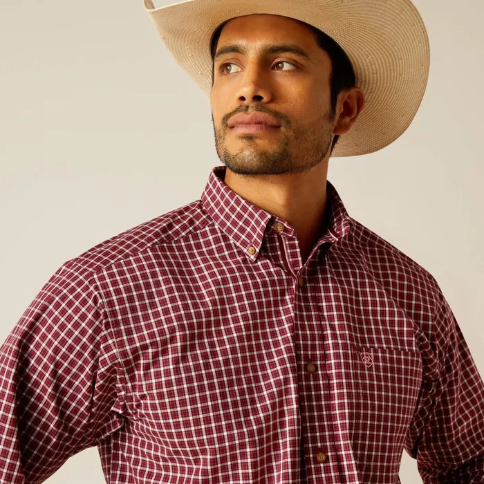 Pro Series Tyson Classic Fit Shirt Syrah Men Ariat Button Down Shirts Pro Series Tyson Classic Fit Shirt Syrah Men Ariat Button Down Shirts