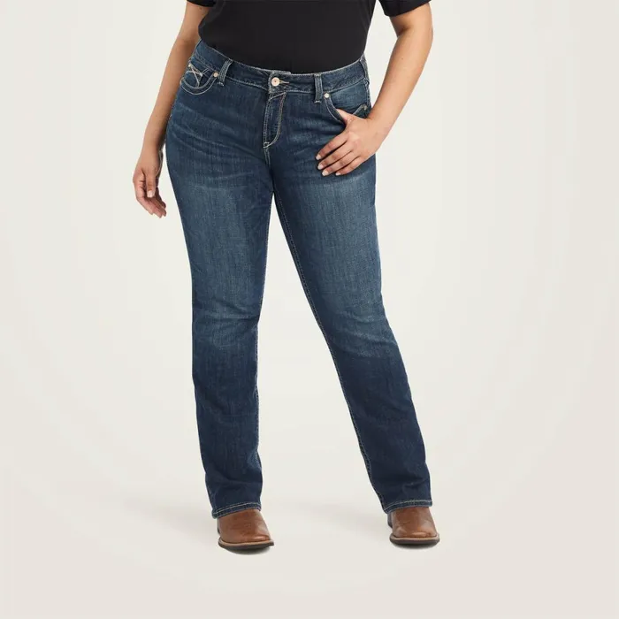 REAL Freesia Straight Jean Pasadena Women Ariat Denim REAL Freesia Straight Jean Pasadena Women Ariat Denim