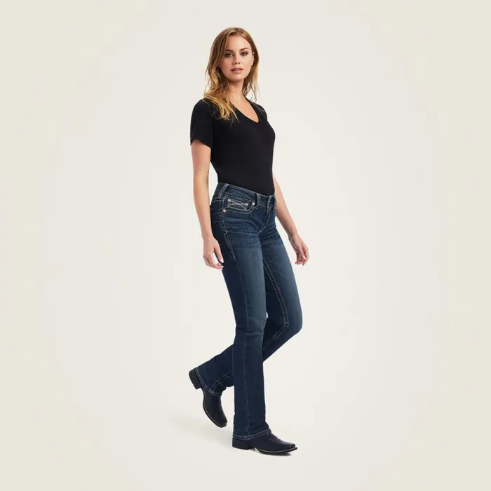 REAL Freesia Straight Jean Pasadena Women Ariat Denim REAL Freesia Straight Jean Pasadena Women Ariat Denim