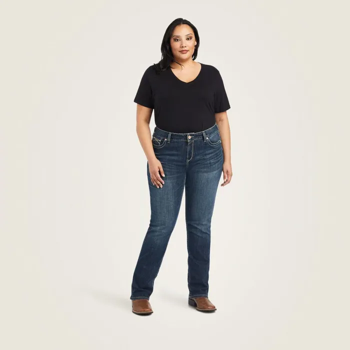 REAL Freesia Straight Jean Pasadena Women Ariat Denim REAL Freesia Straight Jean Pasadena Women Ariat Denim