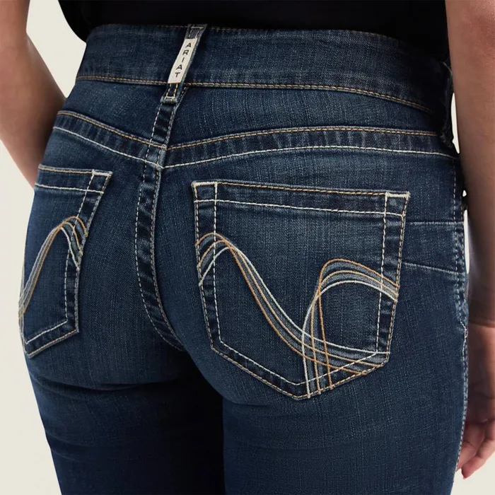 REAL Freesia Straight Jean Pasadena Women Ariat Denim REAL Freesia Straight Jean Pasadena Women Ariat Denim