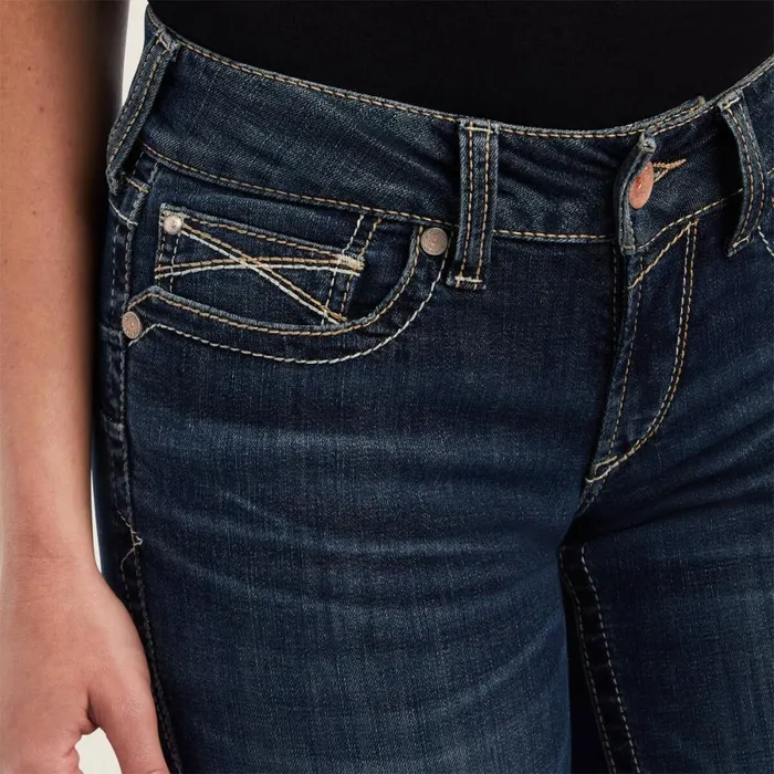 REAL Freesia Straight Jean Pasadena Women Ariat Denim REAL Freesia Straight Jean Pasadena Women Ariat Denim