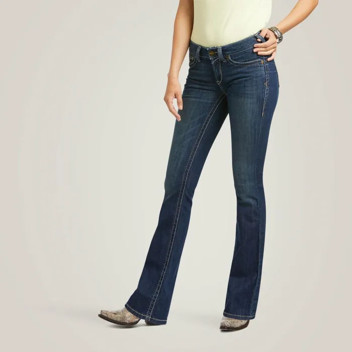 REAL Mid Rise Corinne Boot Cut Jean Pacific Women Ariat Denim