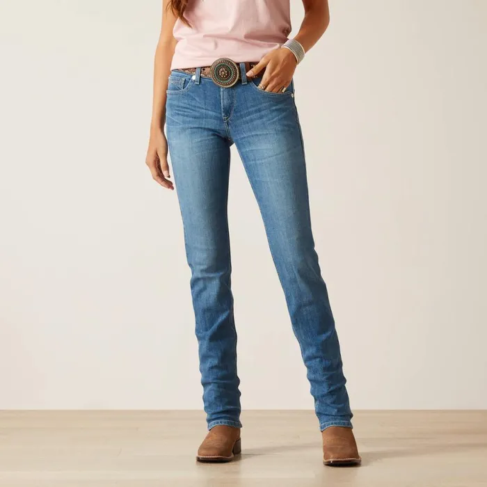 REAL Perfect Rise Clover Straight Jean Minnesota Women Ariat Denim