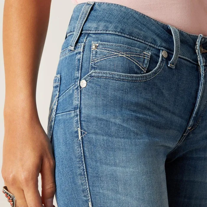 REAL Perfect Rise Clover Straight Jean Minnesota Women Ariat Denim REAL Perfect Rise Clover Straight Jean Minnesota Women Ariat Denim
