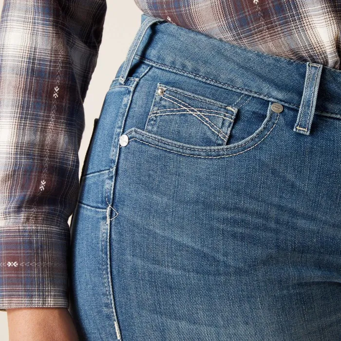 REAL Perfect Rise Clover Straight Jean Minnesota Women Ariat Denim REAL Perfect Rise Clover Straight Jean Minnesota Women Ariat Denim