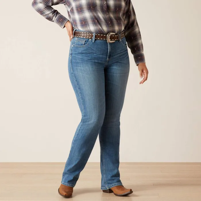REAL Perfect Rise Clover Straight Jean Minnesota Women Ariat Denim REAL Perfect Rise Clover Straight Jean Minnesota Women Ariat Denim