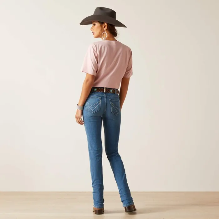 REAL Perfect Rise Clover Straight Jean Minnesota Women Ariat Denim REAL Perfect Rise Clover Straight Jean Minnesota Women Ariat Denim