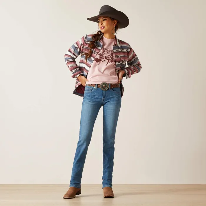REAL Perfect Rise Clover Straight Jean Minnesota Women Ariat Denim REAL Perfect Rise Clover Straight Jean Minnesota Women Ariat Denim