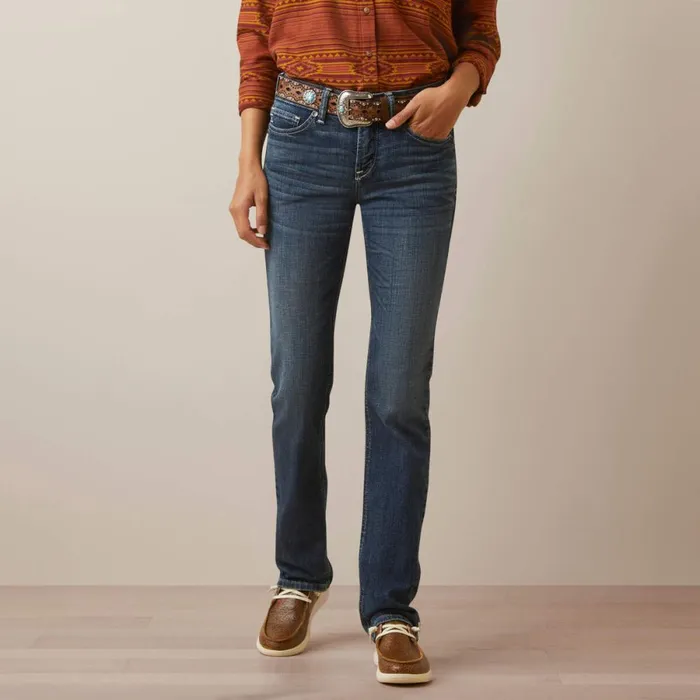 REAL Perfect Rise Madyson Straight Jean Arkansas Women Ariat Denim
