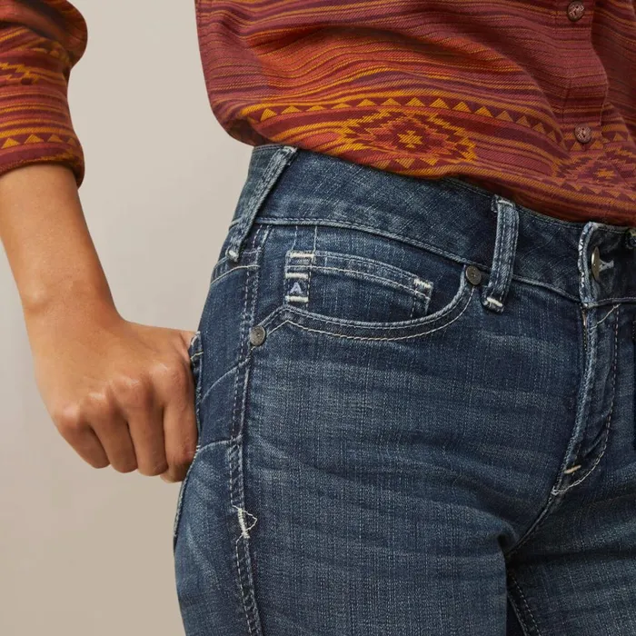 REAL Perfect Rise Madyson Straight Jean Arkansas Women Ariat Denim REAL Perfect Rise Madyson Straight Jean Arkansas Women Ariat Denim
