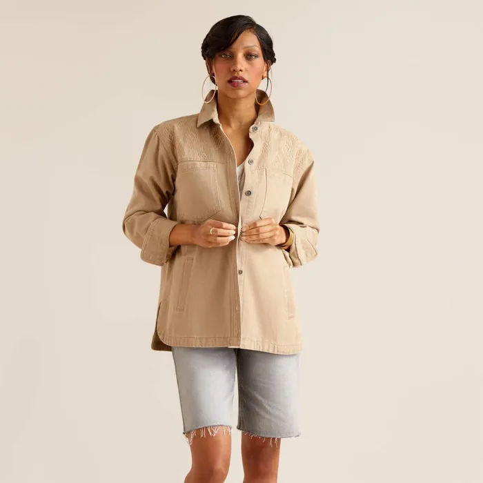 Ranchester Jacket Savannah Tan Women Ariat Jackets and Vests
