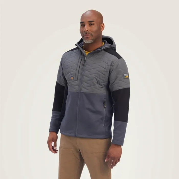 Rebar Cloud 9 Insulated Jacket Rebar Grey Men Ariat Jackets and Vests