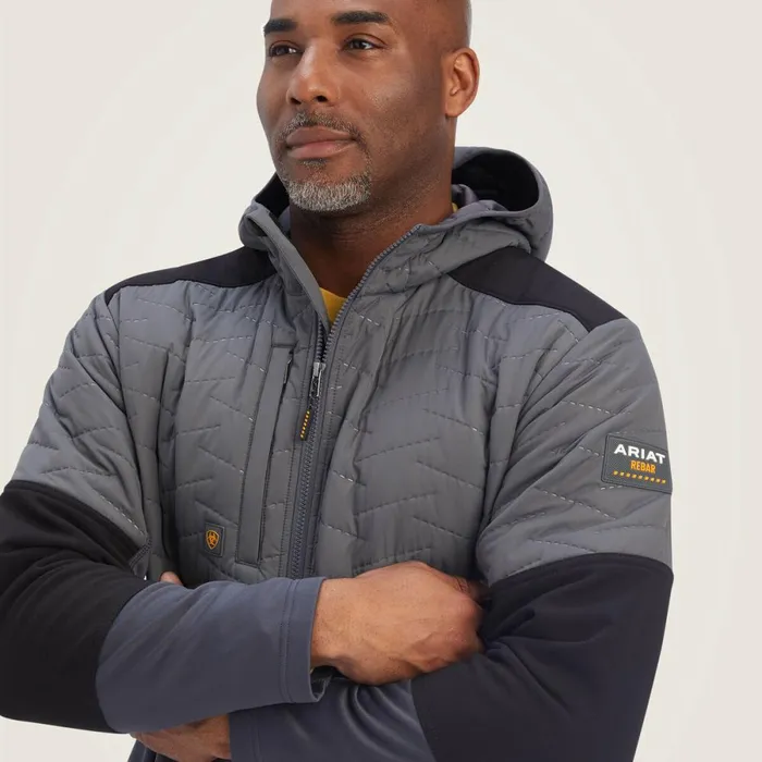 Rebar Cloud 9 Insulated Jacket Rebar Grey Men Ariat Jackets and Vests Rebar Cloud 9 Insulated Jacket Rebar Grey Men Ariat Jackets and Vests