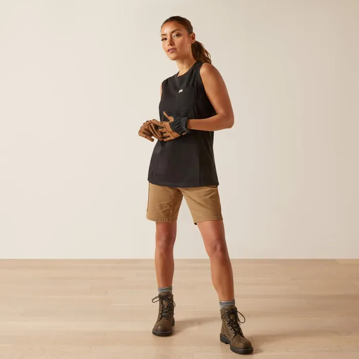 Rebar Cotton Strong Bolt Black Women Ariat TShirts and Tops Rebar Cotton Strong Bolt Black Women Ariat TShirts and Tops