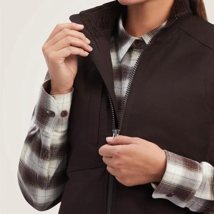 Rebar DuraCanvas Insulated Vest Mole Women Ariat Jackets and Vests Rebar DuraCanvas Insulated Vest Mole Women Ariat Jackets and Vests