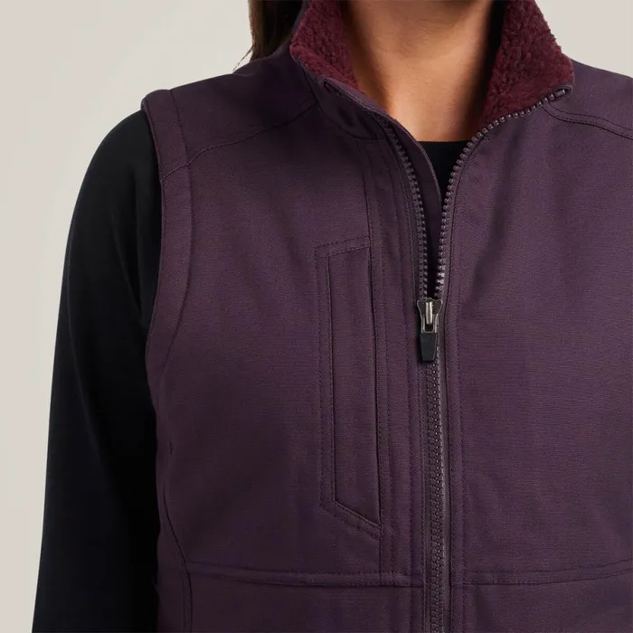 Rebar DuraCanvas Insulated Vest Plum Perfect Women Ariat Jackets and Vests Rebar DuraCanvas Insulated Vest Plum Perfect Women Ariat Jackets and Vests