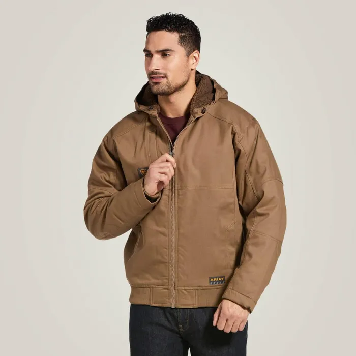 Rebar DuraCanvas Jacket Field Khaki Men Ariat Jackets and Vests