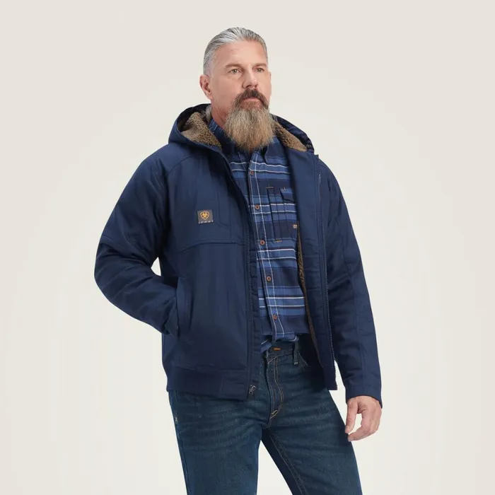 Rebar DuraCanvas Jacket Navy Men Ariat Jackets and Vests
