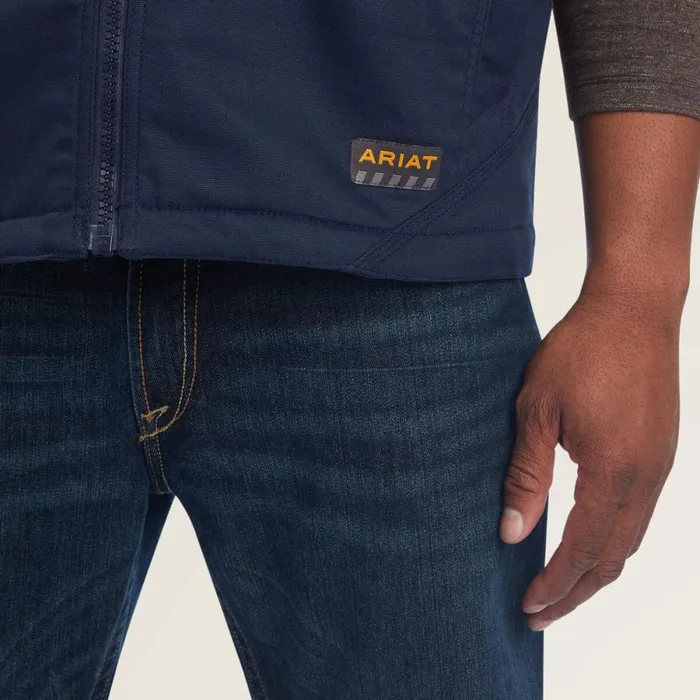 Rebar DuraCanvas Vest Navy Men Ariat Jackets and Vests Rebar DuraCanvas Vest Navy Men Ariat Jackets and Vests