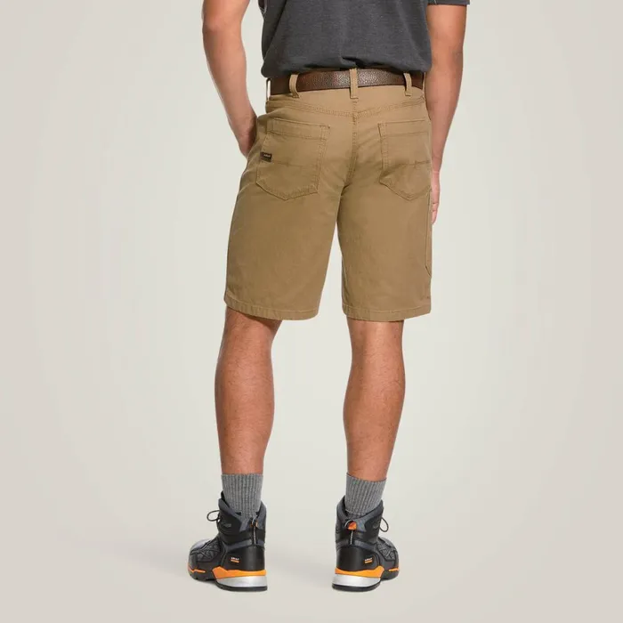 Rebar DuraStretch Made Tough 10034 Short Field Khaki Men Ariat Pants and Shorts Rebar DuraStretch Made Tough 10034 Short Field Khaki Men Ariat Pants and Shorts