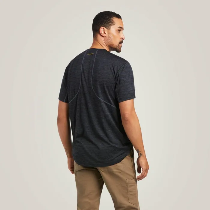 Rebar Evolution Athletic Fit TShirt Black Men Ariat TShirts and Polos Rebar Evolution Athletic Fit TShirt Black Men Ariat TShirts and Polos