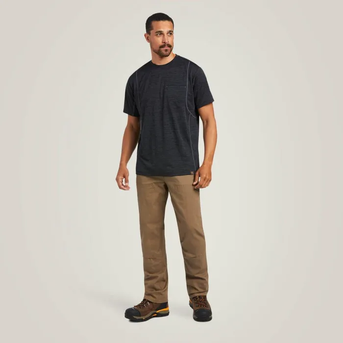 Rebar Evolution Athletic Fit TShirt Black Men Ariat TShirts and Polos Rebar Evolution Athletic Fit TShirt Black Men Ariat TShirts and Polos