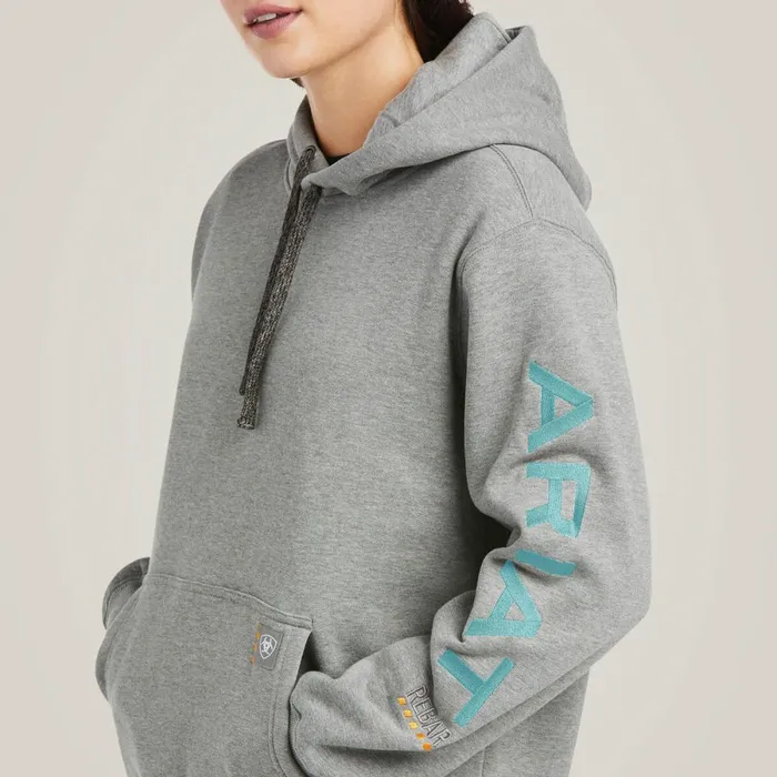 Rebar Graphic Hoodie Heather Grey Women Ariat Sweatshirts and Hoodies Rebar Graphic Hoodie Heather Grey Women Ariat Sweatshirts and Hoodies