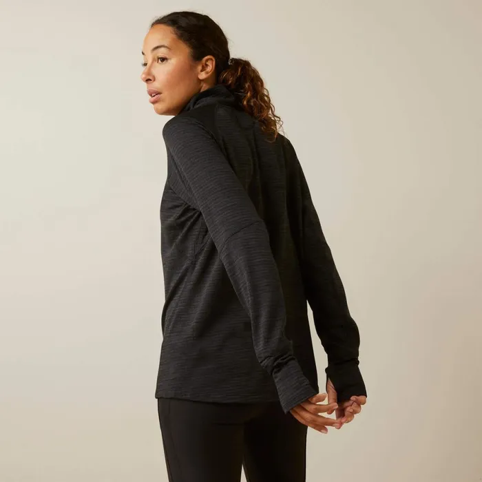 Rebar Gridwork Baselayer 14 Zip TShirt Black Women Ariat TShirts and Tops Rebar Gridwork Baselayer 14 Zip TShirt Black Women Ariat TShirts and Tops