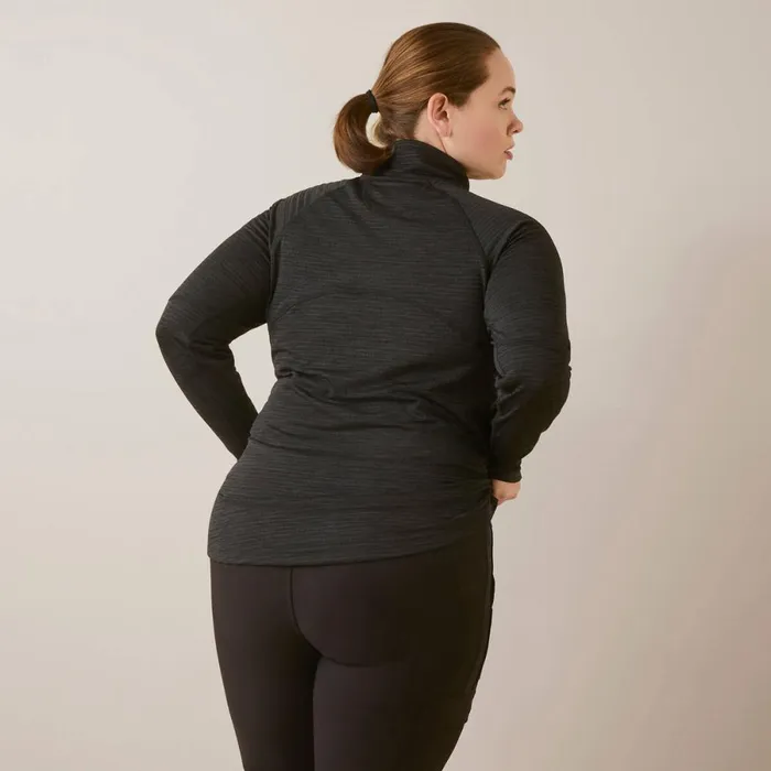 Rebar Gridwork Baselayer 14 Zip TShirt Black Women Ariat TShirts and Tops Rebar Gridwork Baselayer 14 Zip TShirt Black Women Ariat TShirts and Tops