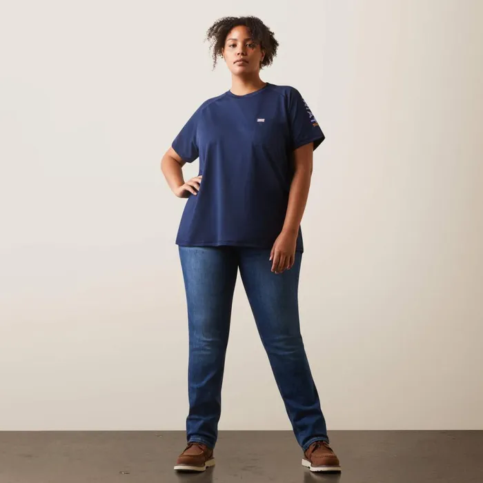 Rebar Heat Fighter TShirt Navy Dusk Women Ariat TShirts and Tops Rebar Heat Fighter TShirt Navy Dusk Women Ariat TShirts and Tops