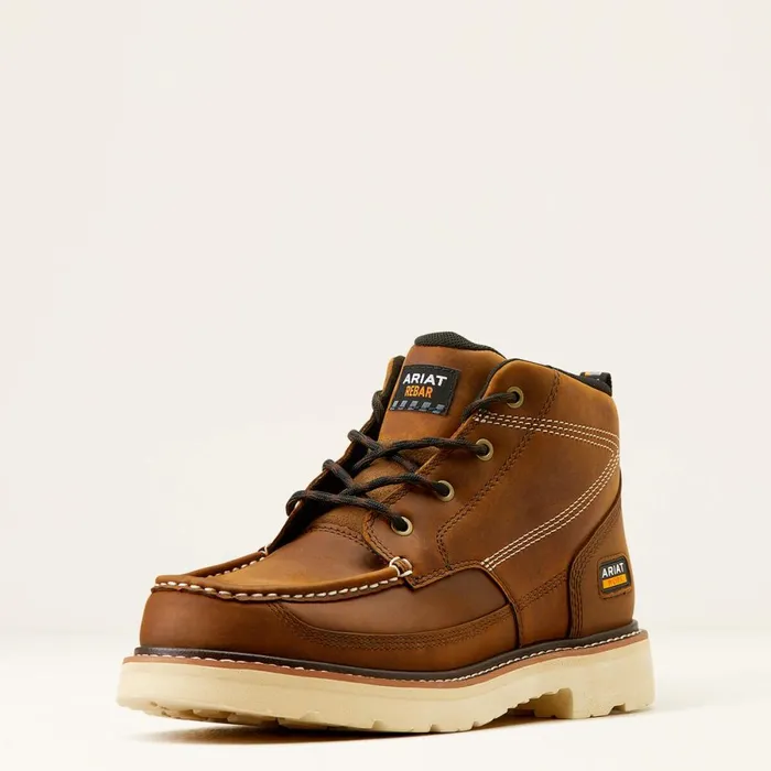 Rebar Lift Chukka Work Boot Distressed Brown Men Ariat Work Boots