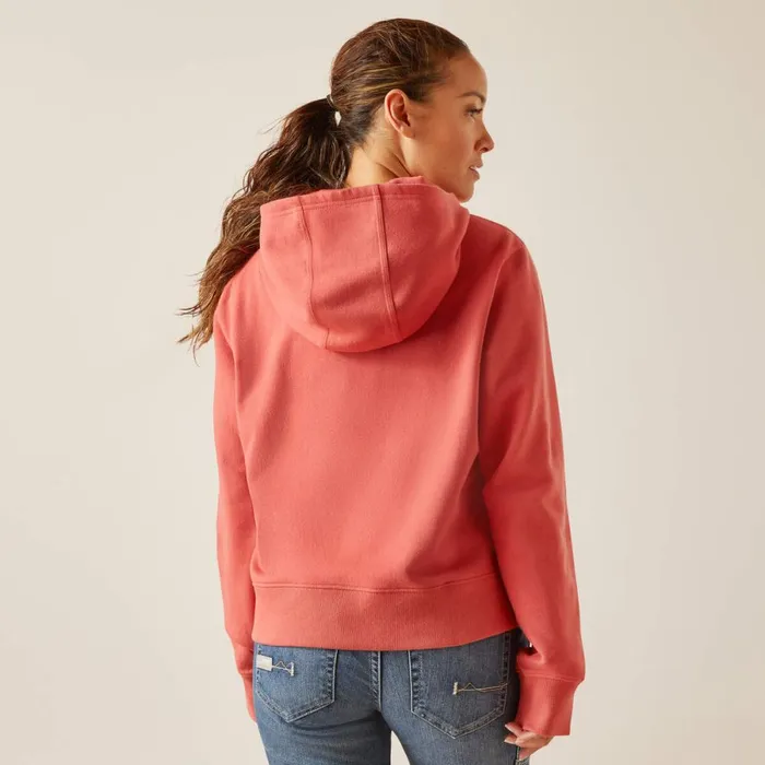 Rebar Lightweight Cropped Hoodie Mineral Red Women Ariat Workwear Rebar Lightweight Cropped Hoodie Mineral Red Women Ariat Workwear