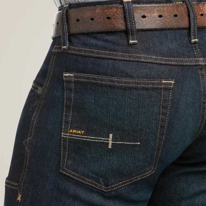 Rebar M5 Straight DuraStretch Basic Double Front Stackable Straight Leg Jean Blackstone Men Ariat Denim Rebar M5 Straight DuraStretch Basic Double Front Stackable Straight Leg Jean Blackstone Men Ariat Denim