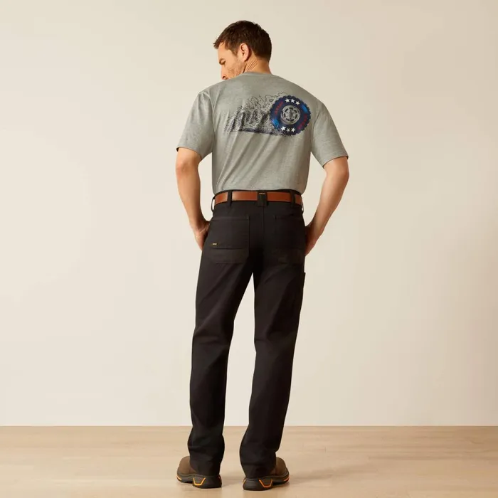 Rebar M7 Slim Cordura Twill Cargo Straight Pant Black Men Ariat Pants and Shorts Rebar M7 Slim Cordura Twill Cargo Straight Pant Black Men Ariat Pants and Shorts
