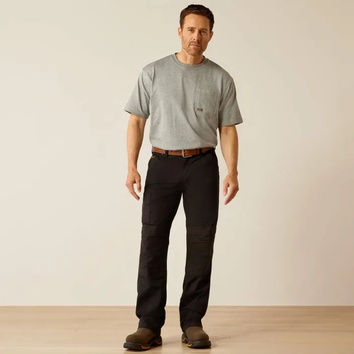 Rebar M7 Slim Cordura Twill Cargo Straight Pant Black Men Ariat Pants and Shorts Rebar M7 Slim Cordura Twill Cargo Straight Pant Black Men Ariat Pants and Shorts