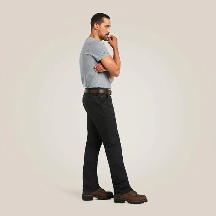 Rebar M7 Slim DuraStretch Made Tough Double Front Straight Pant Black Men Ariat Pants and Shorts Rebar M7 Slim DuraStretch Made Tough Double Front Straight Pant Black Men Ariat Pants and Shorts