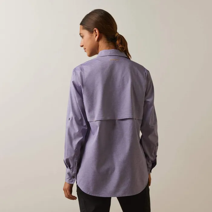 Rebar Made Tough VentTEK DuraStretch Work Shirt Corsican Blue Heather Women Ariat TShirts and Tops Rebar Made Tough VentTEK DuraStretch Work Shirt Corsican Blue Heather Women Ariat TShirts and Tops