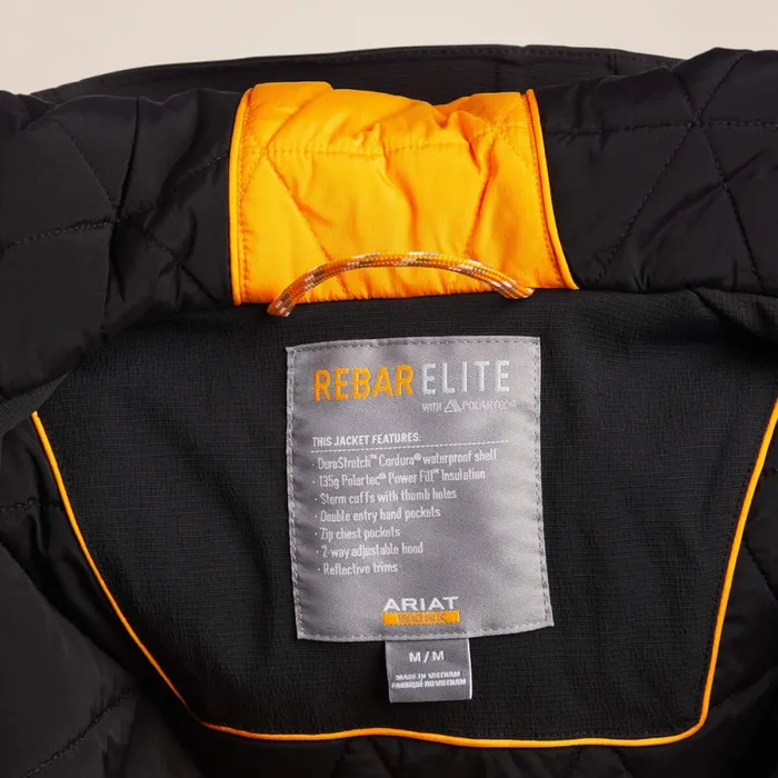Rebar Polartec Elite Waterproof Insulated Jacket Black Women Ariat Jackets and Vests