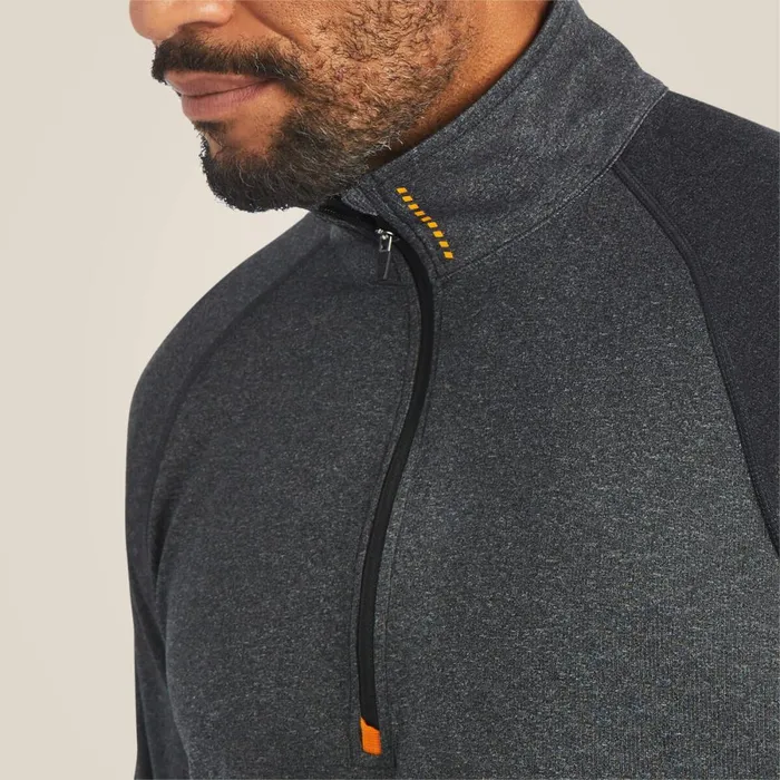 Rebar Polartec Elite Zip Baselayer Black Men Ariat TShirts and Polos Rebar Polartec Elite Zip Baselayer Black Men Ariat TShirts and Polos