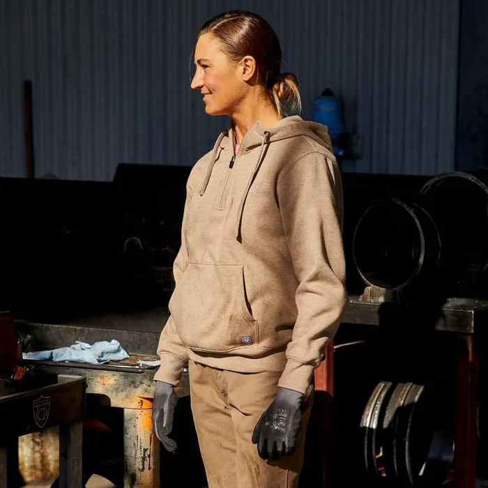 Rebar Skill Set 12 Zip Hoodie Dark Oatmeal Heather Women Ariat Sweatshirts and Hoodies Rebar Skill Set 12 Zip Hoodie Dark Oatmeal Heather Women Ariat Sweatshirts and Hoodies