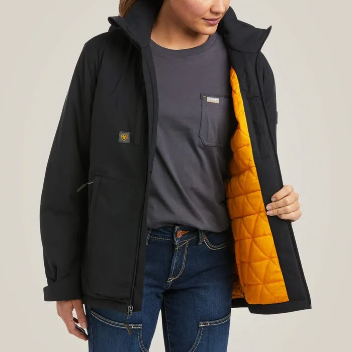 Rebar Storm Fighter 20 Waterproof Jacket Black Women Ariat Jackets and Vests Rebar Storm Fighter 20 Waterproof Jacket Black Women Ariat Jackets and Vests