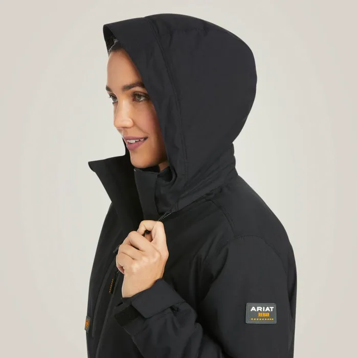 Rebar Storm Fighter 20 Waterproof Jacket Black Women Ariat Jackets and Vests Rebar Storm Fighter 20 Waterproof Jacket Black Women Ariat Jackets and Vests