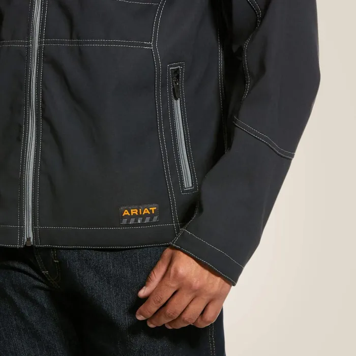 Rebar Stretch Canvas Softshell Jacket Black Men Ariat Jackets and Vests Rebar Stretch Canvas Softshell Jacket Black Men Ariat Jackets and Vests