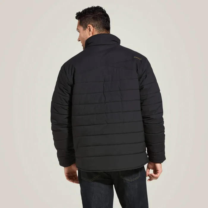 Rebar Valiant Stretch Canvas Water Resistant Insulated Jacket Black Men Ariat Workwear Rebar Valiant Stretch Canvas Water Resistant Insulated Jacket Black Men Ariat Workwear