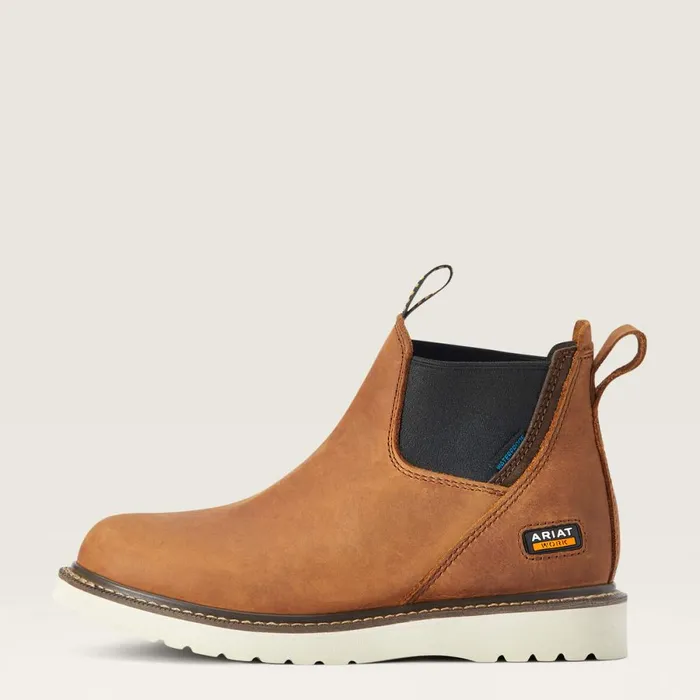 Rebar Wedge Chelsea Waterproof Work Boot Aged Honey Women Ariat Chelsea Boots Rebar Wedge Chelsea Waterproof Work Boot Aged Honey Women Ariat Chelsea Boots