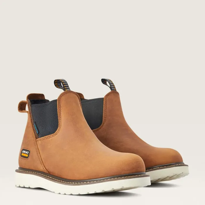 Rebar Wedge Chelsea Waterproof Work Boot Aged Honey Women Ariat Chelsea Boots Rebar Wedge Chelsea Waterproof Work Boot Aged Honey Women Ariat Chelsea Boots