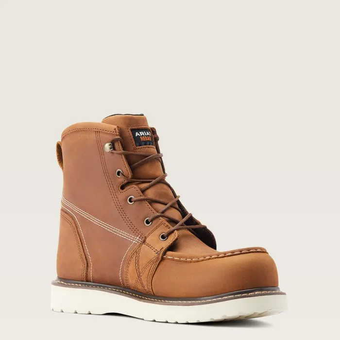 Rebar Wedge Moc Toe 6034 Waterproof Composite Toe Work Boot Aged Honey Men Ariat Work Boots Rebar Wedge Moc Toe 6034 Waterproof Composite Toe Work Boot Aged Honey Men Ariat Work Boots